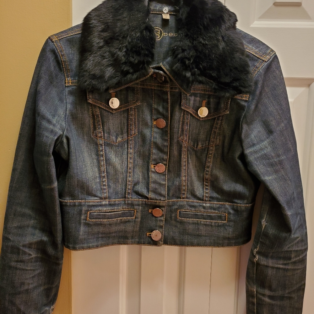 Bebe Jean jacket denim